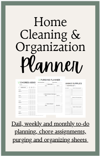 Home Organization & Cleaning Planner