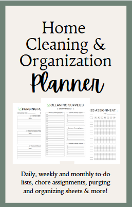 Home Organization & Cleaning Planner